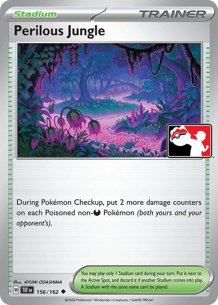 Perilous Jungle 156/162 - League Stamped Holo