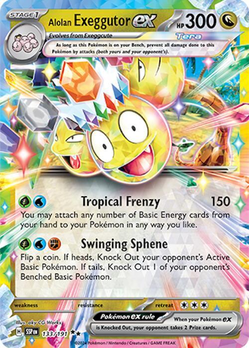 Alolan Exeggutor ex - 133/191 - SV08: Surging Sparks