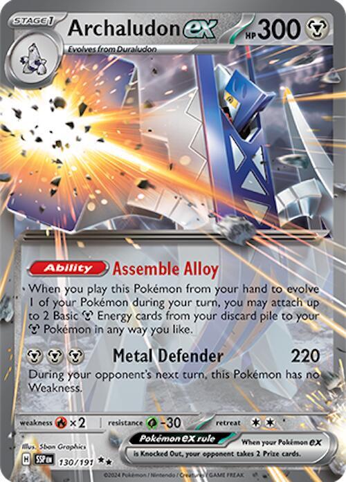 Archaludon ex - 130/191 - SV08: Surging Sparks