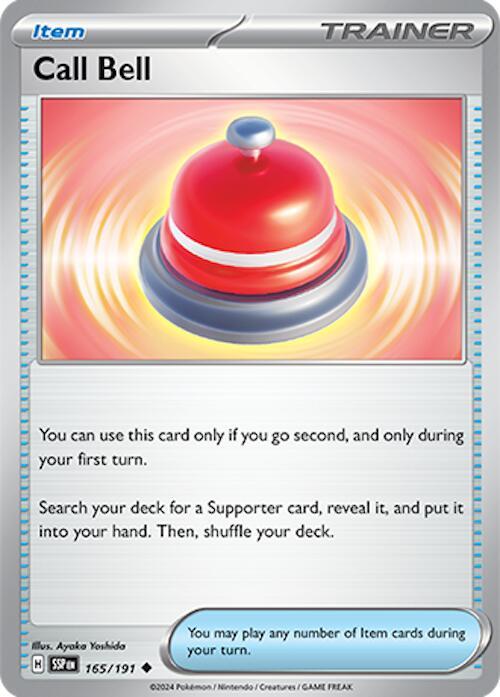 Call Bell - 165/191 - SV08: Surging Sparks (Reverse Holo)