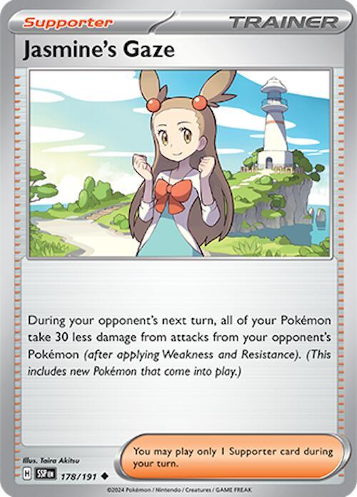 Jasmine's Gaze - 178/191 - SV08: Surging Sparks (Reverse Holo)