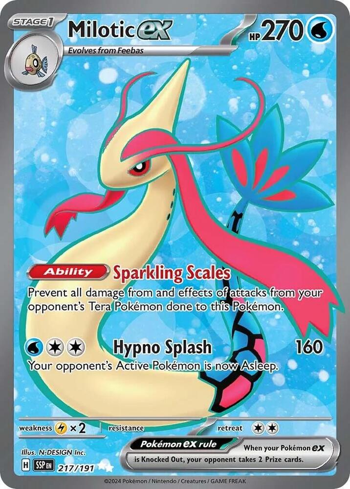 Milotic ex - 217/191 - SV08: Surging Sparks
