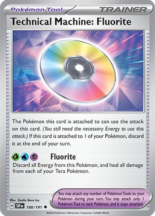 Technical Machine: Fluorite - 188/191 - SV08: Surging Sparks (Reverse Holo)