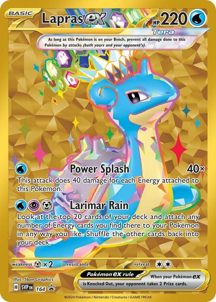 Lapras ex - 164 - SV: Scarlet & Violet Promo Card