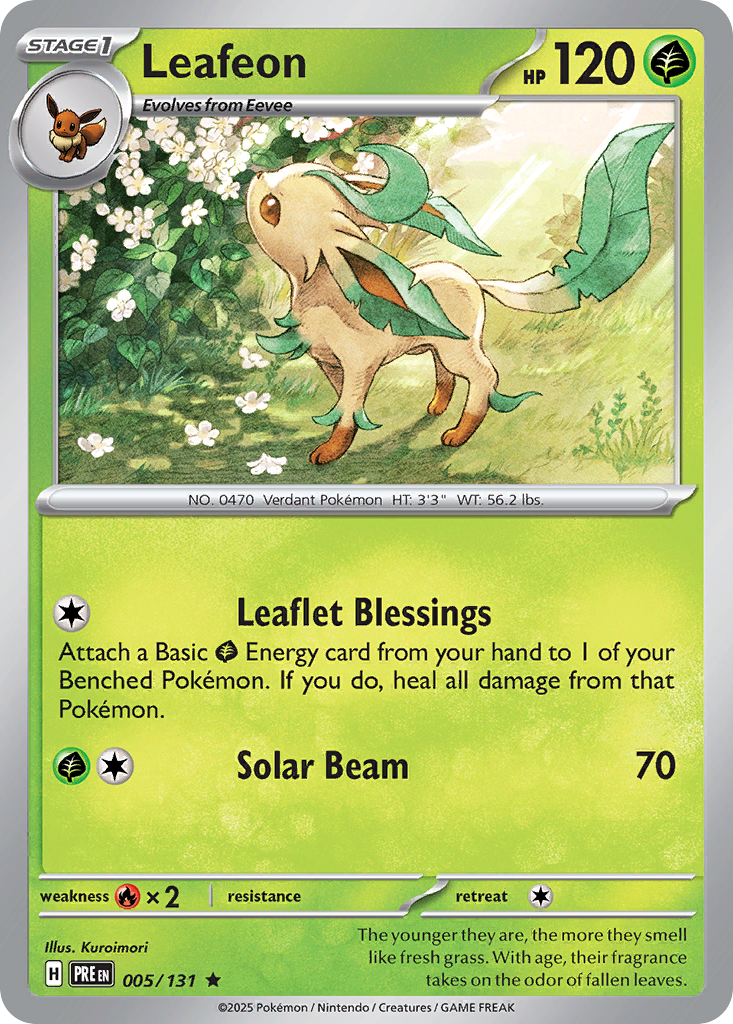 Leafeon- 005/131 - Prismatic Evolutions (Holo)
