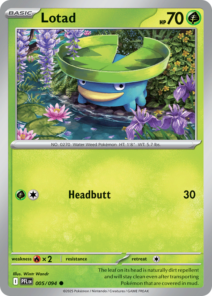 Lotad- 005/094 - Phantasmal Flames (Reverse Holo)