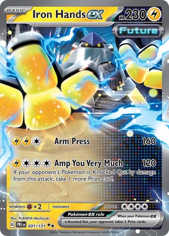 Iron Hands ex - 031/131 - SV: Prismatic Evolutions (PRE)