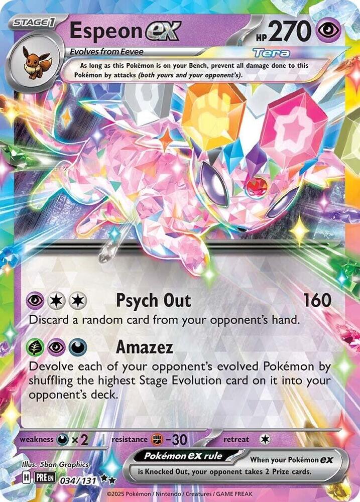 Espeon ex - 034/131 - SV: Prismatic Evolutions