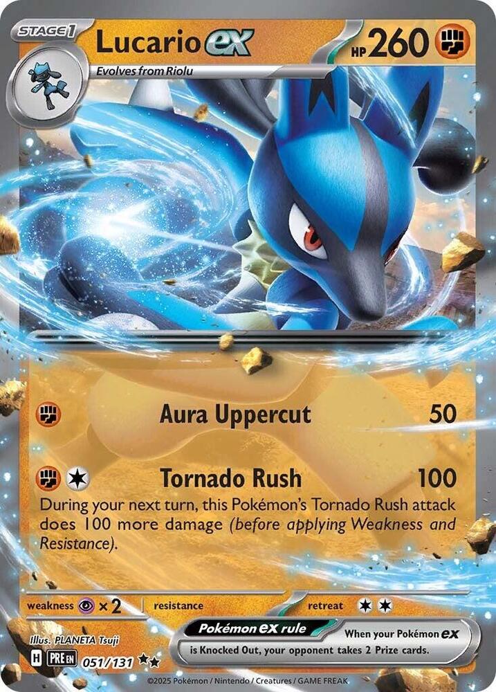 Lucario ex - 051/131 - SV: Prismatic Evolutions