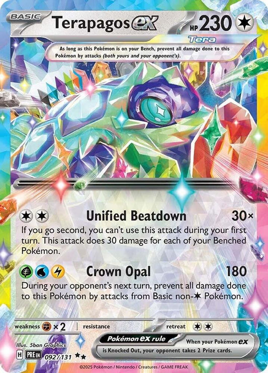 Terapagos ex - 092/131 - SV: Prismatic Evolutions