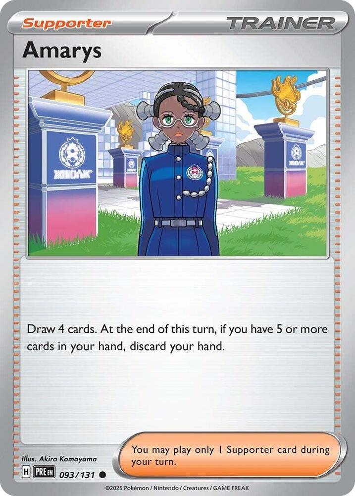 Amarys - 093/131 - SV: Prismatic Evolutions (Reverse Holo)