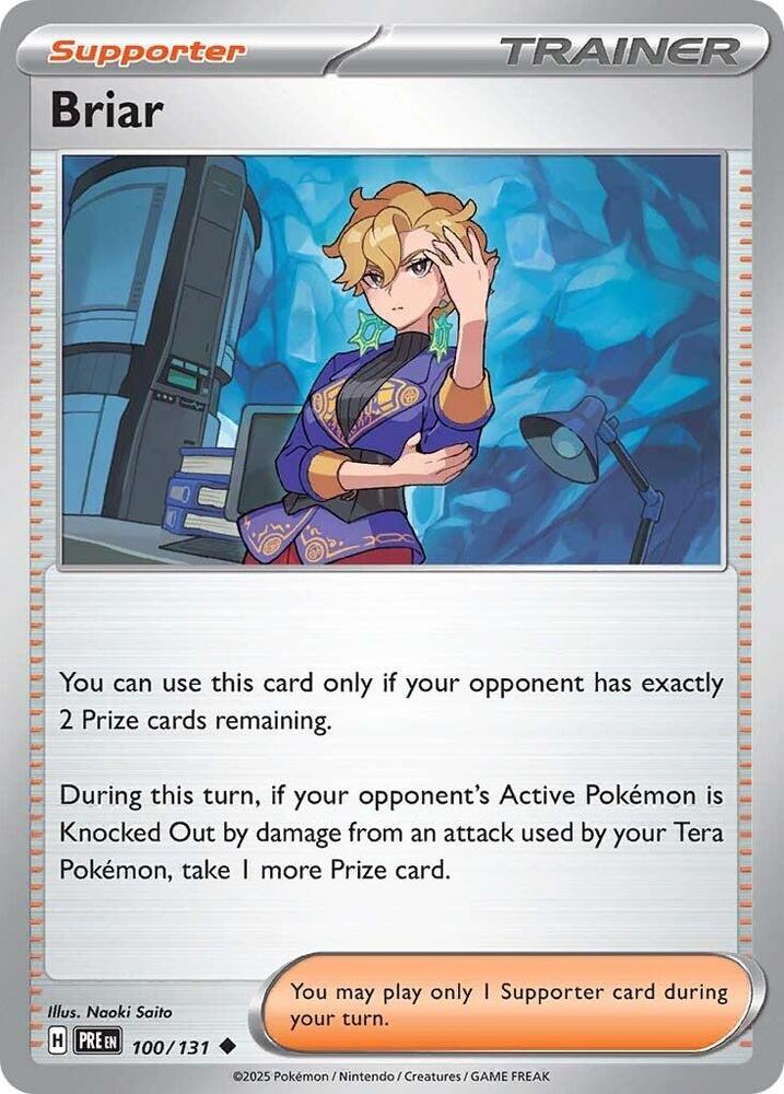Briar - 100/131 - SV: Prismatic Evolutions (Reverse Holo)