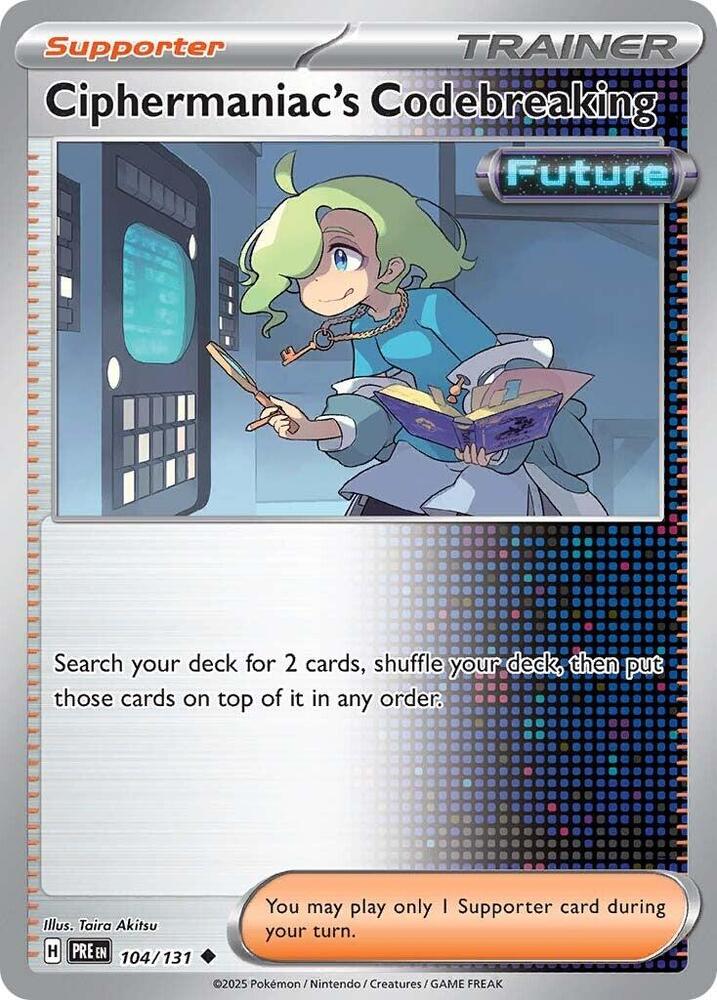Ciphermaniac's Codebreaking - 104/131 - SV: Prismatic Evolutions