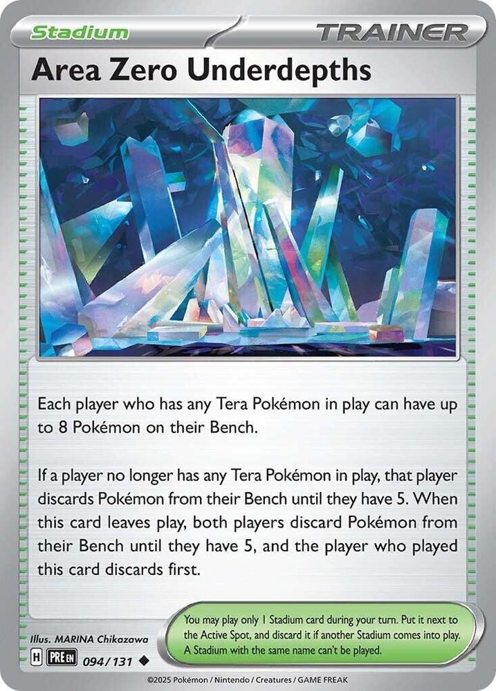 Area Zero Underdepths - SV: Prismatic Evolutions Reverse Holo