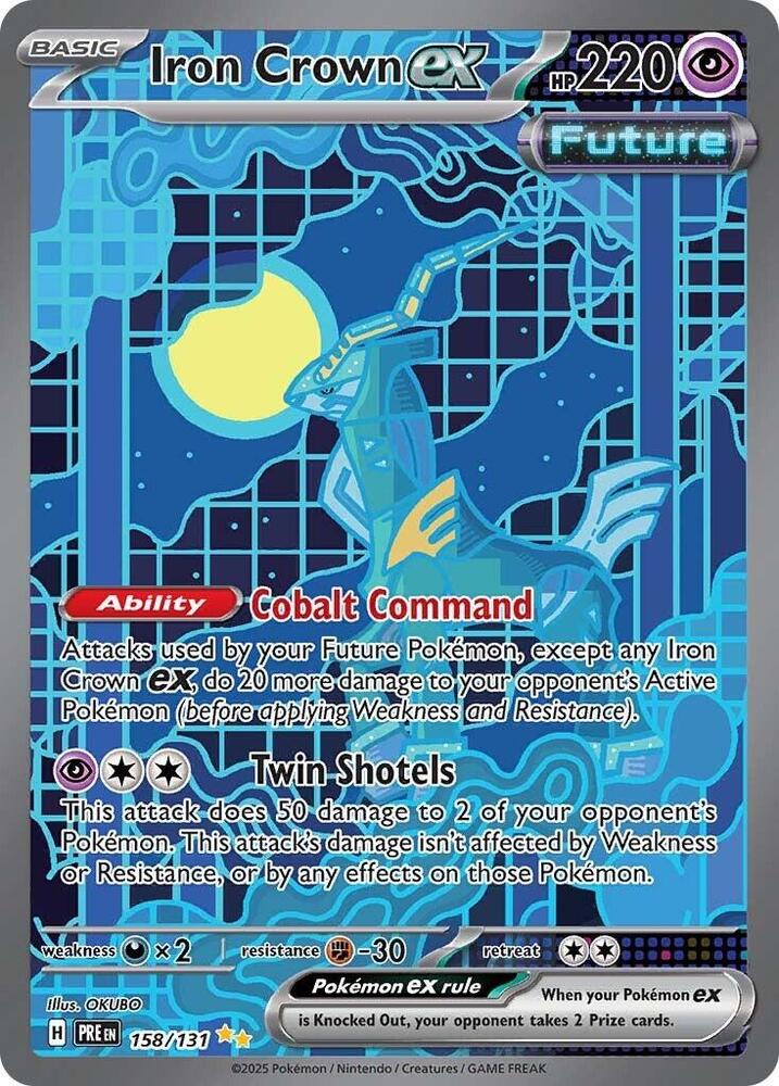 Iron Crown ex - 158/131 - SV: Prismatic Evolutions