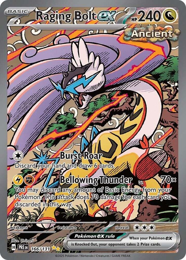 Raging Bolt ex - 166/131  - SV: Prismatic Evolutions