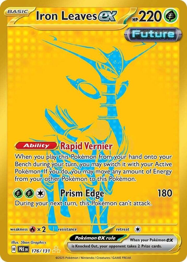 Iron Leaves ex - 176/131 - SV: Prismatic Evolutions