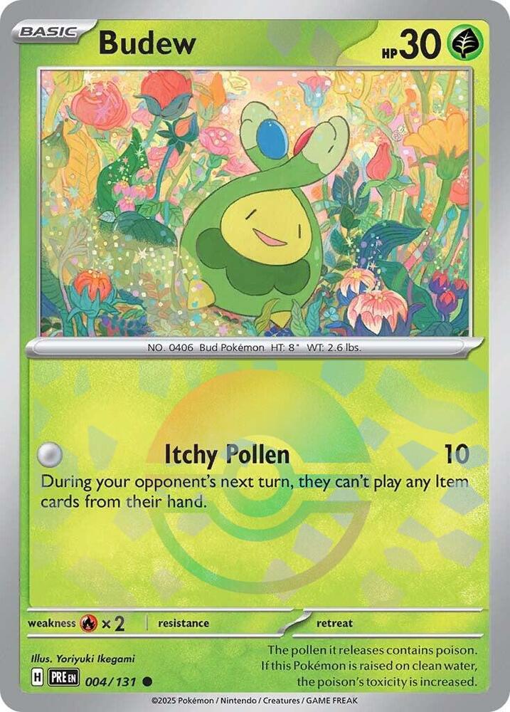 Budew - 004/131 - SV: Prismatic Evolutions (Poke Ball Pattern)