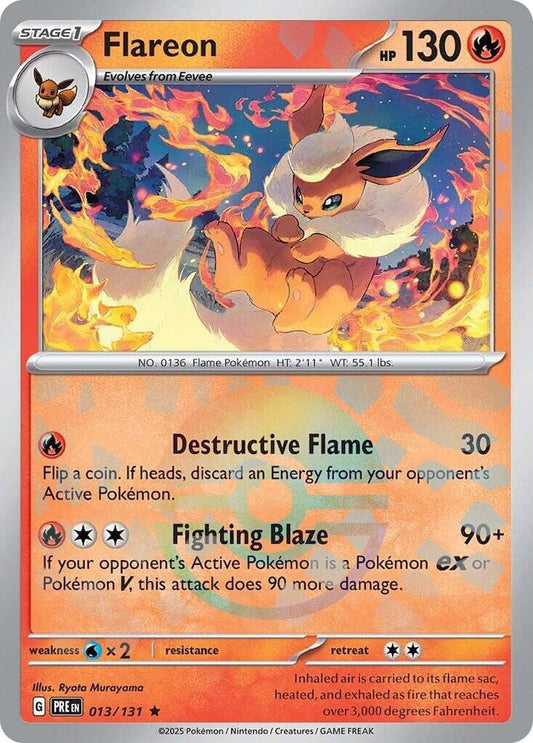 Flareon (Poke Ball Pattern) - SV: Prismatic Evolutions