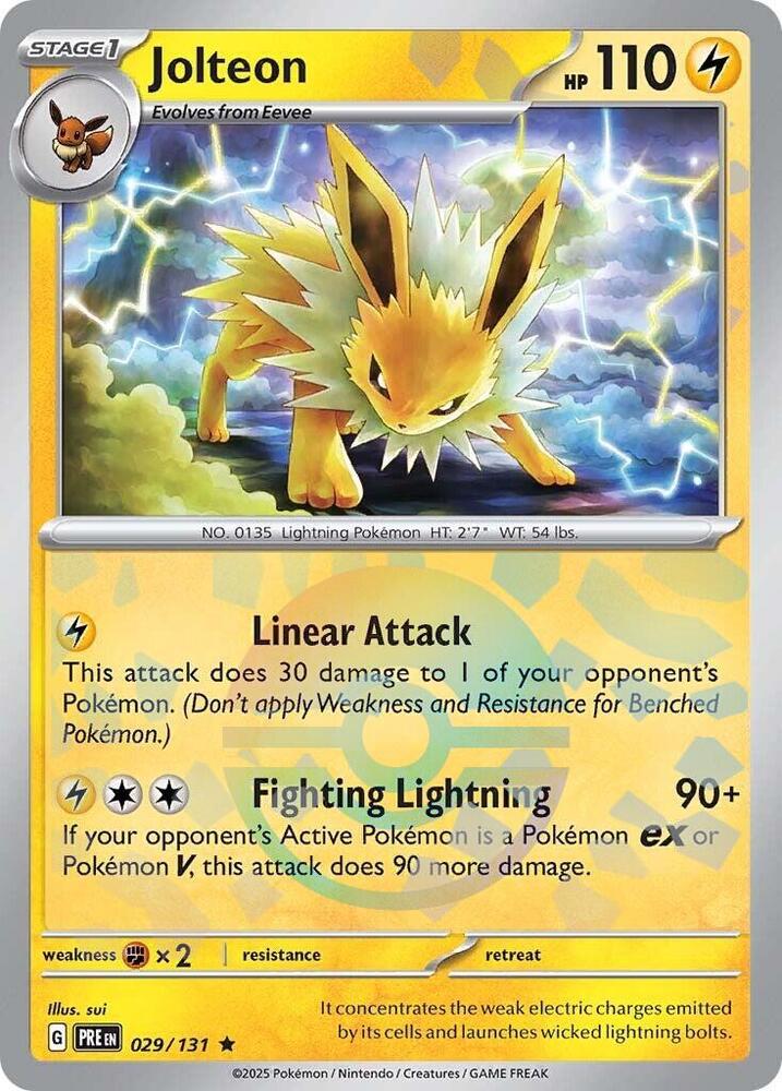 Jolteon - 029/131 - SV: Prismatic Evolutions (Poke Ball Pattern)
