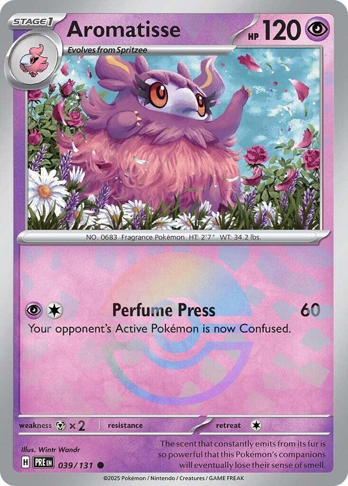 Aromatisse - 039/131 - SV: Prismatic Evolutions (Poke Ball Pattern)