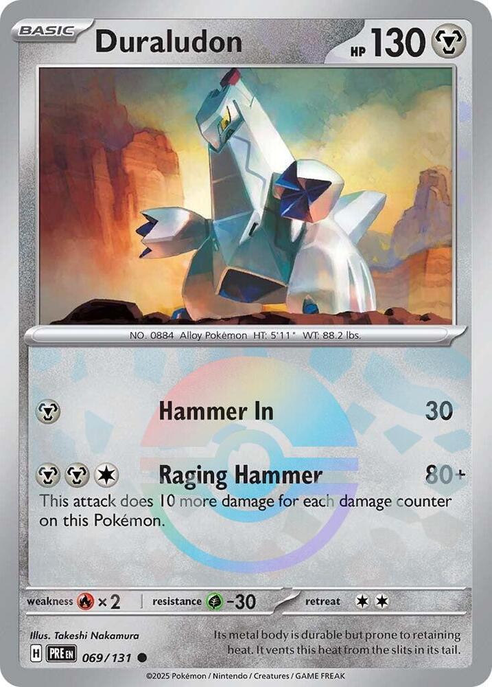 Duraludon - 069/131 - Prismatic Evolutions (Poke Ball Pattern)