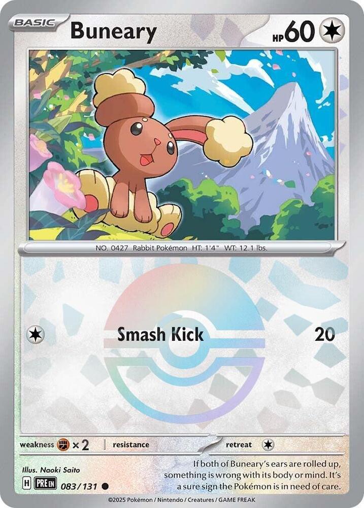 Buneary - 083/131 - SV: Prismatic Evolutions (Poke Ball Pattern)