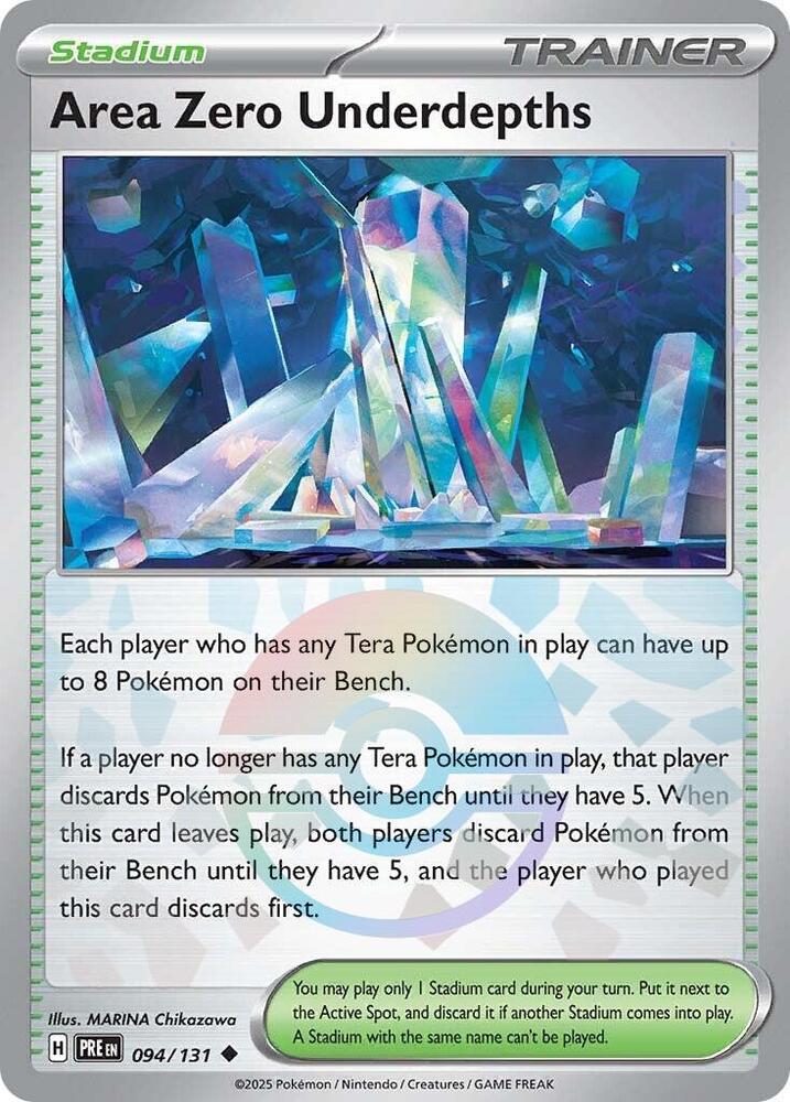 Area Zero Underdepths - 094/131 - SV: Prismatic Evolutions (Poke Ball Pattern)