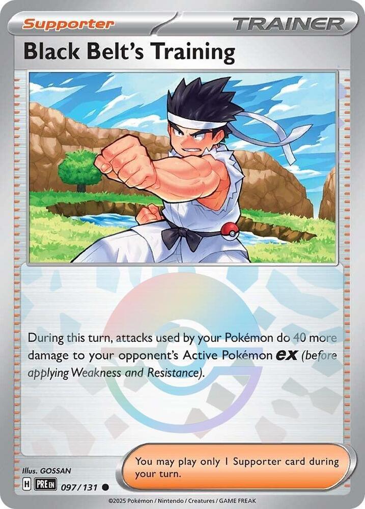 Black Belt's Training - 097/131 (Poke Ball Pattern) - SV: Prismatic Evolutions