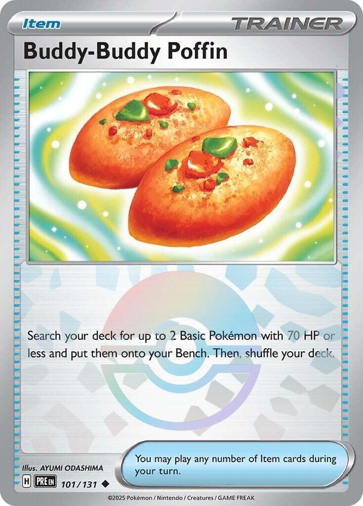 Buddy-Buddy Poffin - 101/133 - Prismatic Evolutions (Poke Ball)