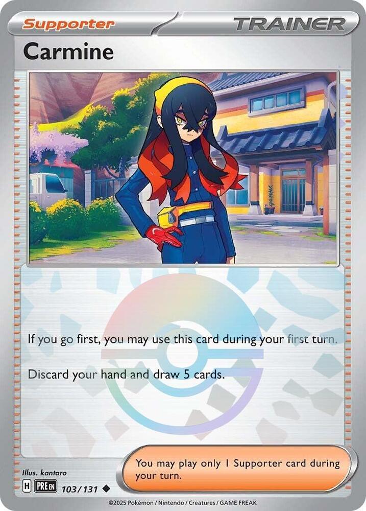 Carmine - 103/131 - SV: Prismatic Evolutions (Poke Ball Pattern)