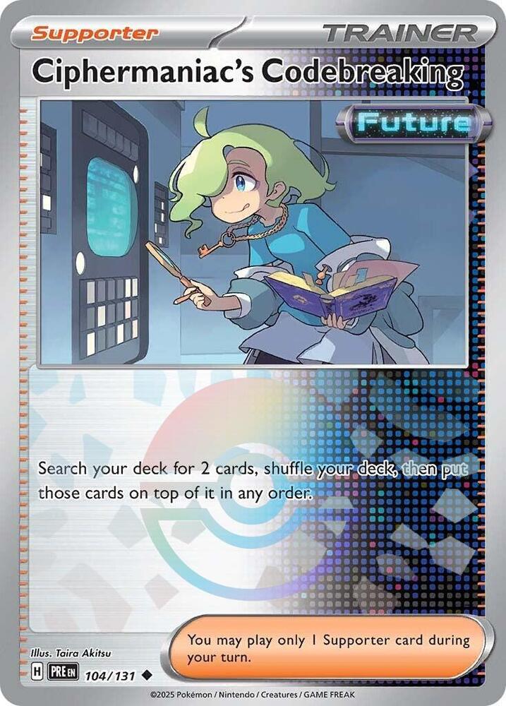 Ciphermaniac's Codebreaking (Poke Ball Pattern) - SV: Prismatic Evolutions