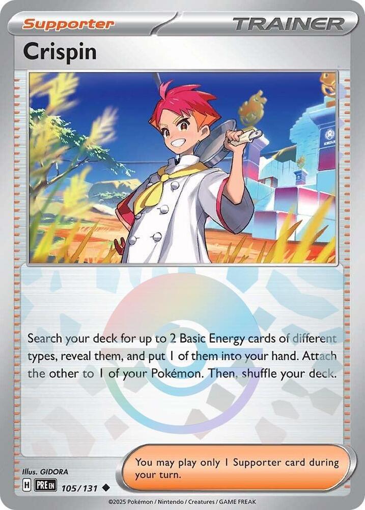 Crispin - 105/131 - SV: Prismatic Evolutions (Poke Ball Pattern)