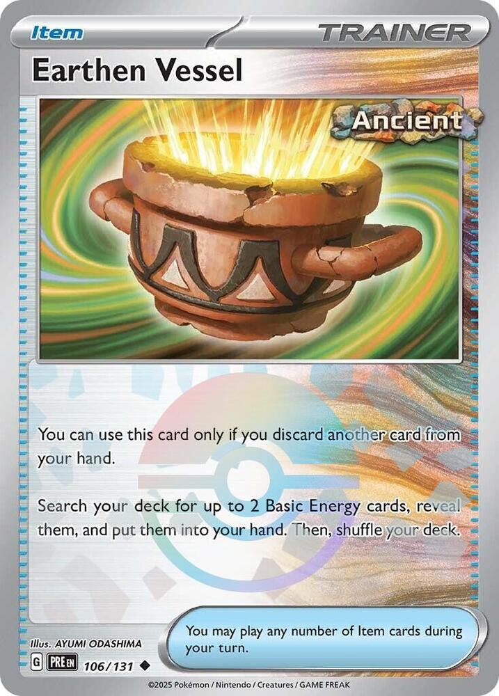Earthen Vessel - 106/131 - SV: Prismatic Evolutions (Poke Ball Pattern)