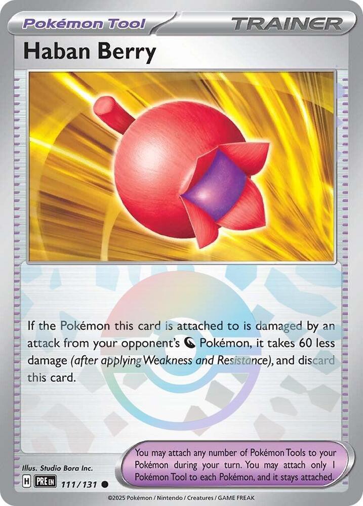 Haban Berry (Poke Ball Pattern) - 111/131 - SV: Prismatic Evolutions