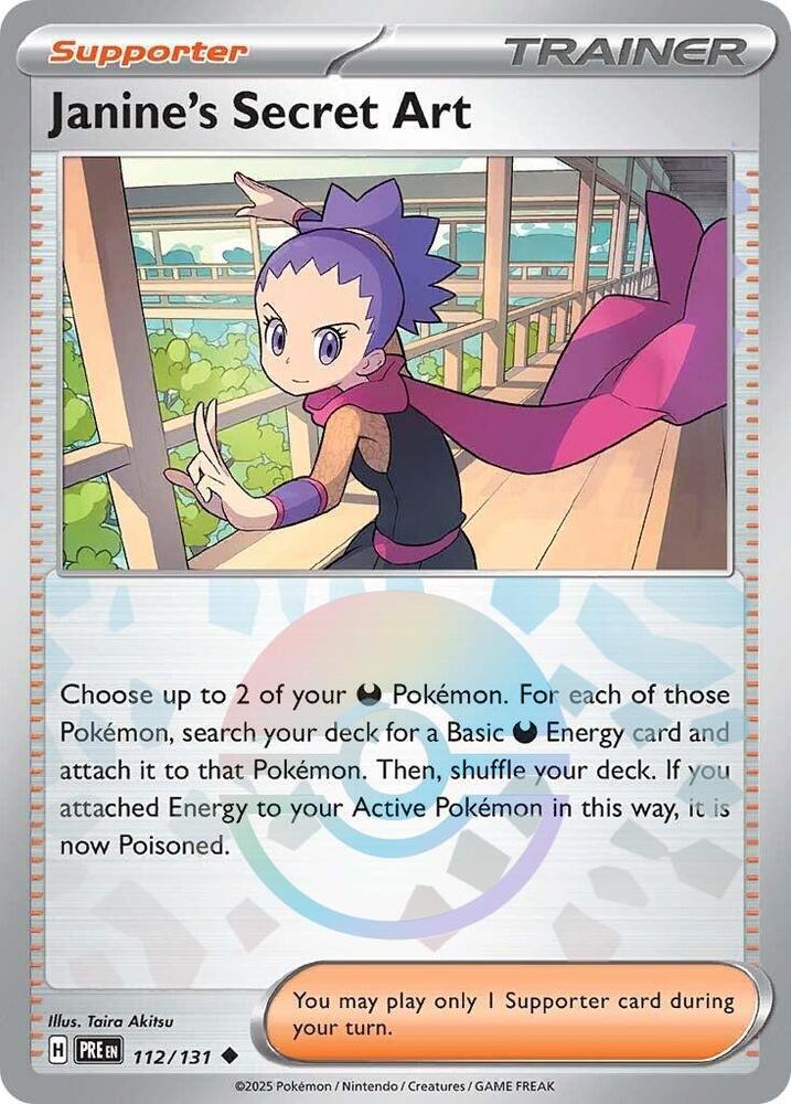 Janine's Secret Art - 112/131 - SV: Prismatic Evolutions (Poke Ball Pattern)