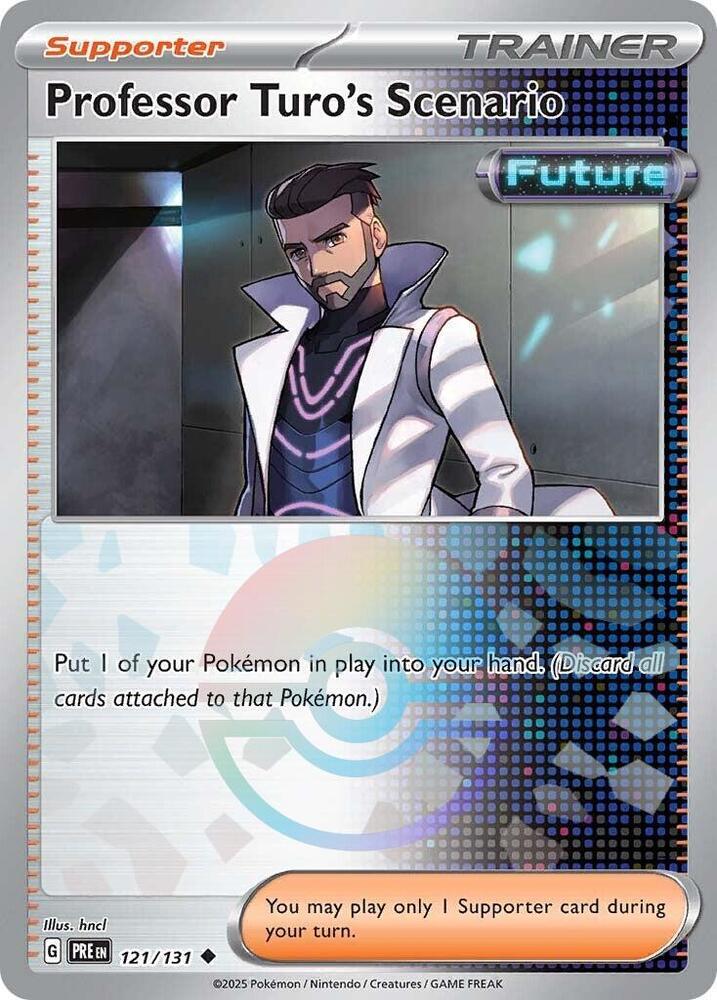 Professor Turo's Scenario - 121/131 - SV: Prismatic Evolutions (Poke Ball Pattern)