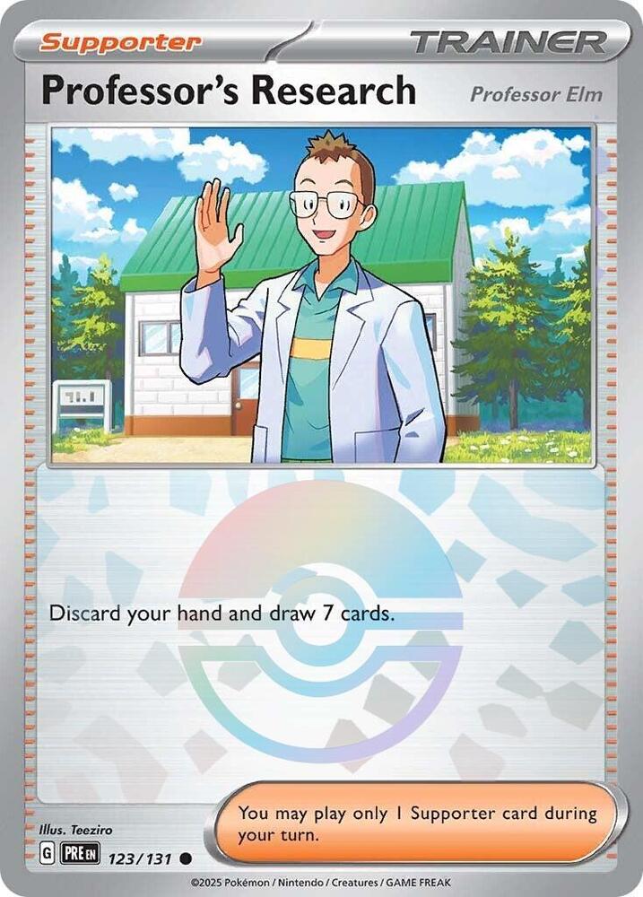 Professor's Research [Elm] (Poke Ball) - Prismatic Evolutions