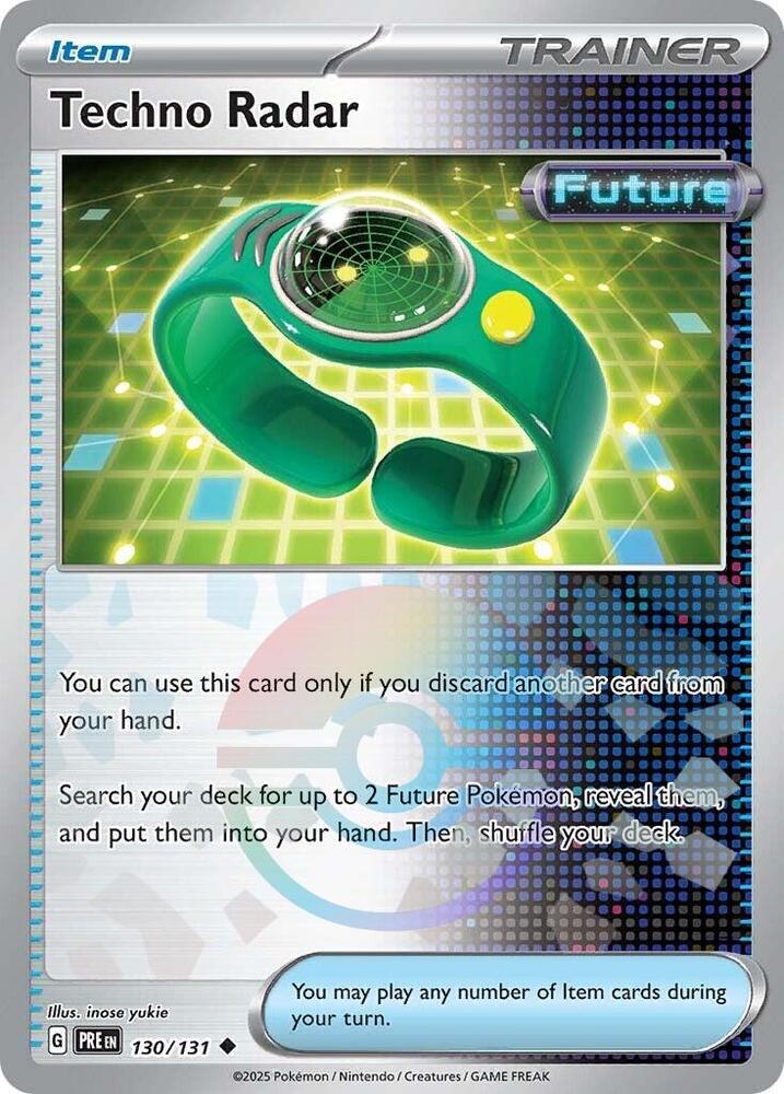Techno Radar - 130/131 - SV: Prismatic Evolutions (Poke Ball Pattern)