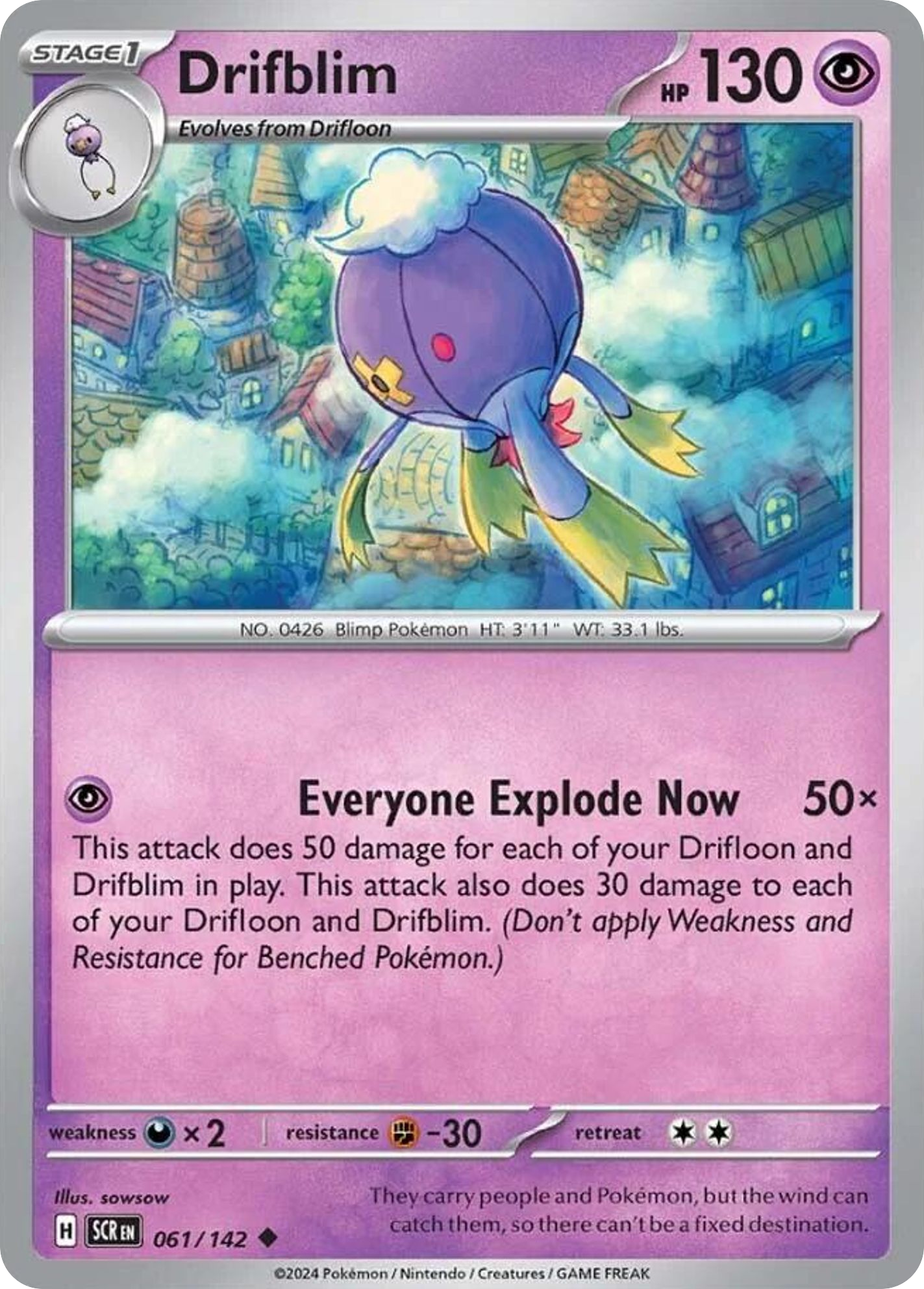 Drifblim- 061/142 - Stellar Crown