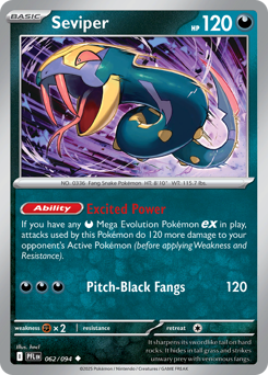 Seviper - 062/094 - Phantasmal Flames (PFL)