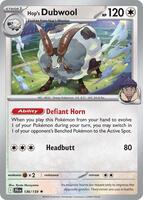 Hop's Dubwool  - 136/159  - Journey Together (Reverse Holo)