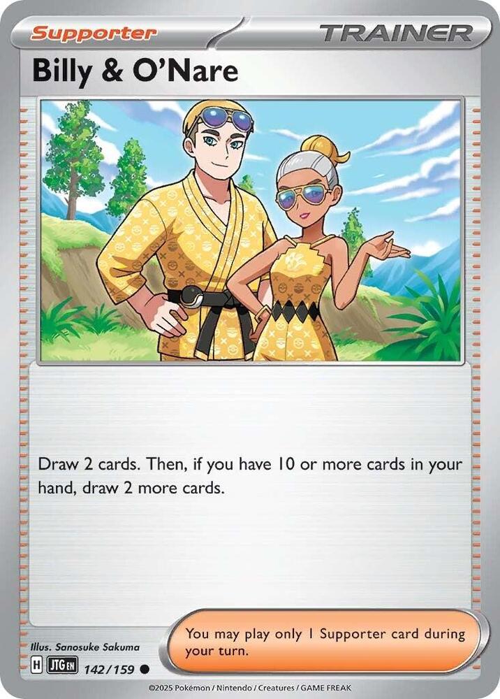 Billy & O'Nare - 142/159 - SV09: Journey Together (Reverse Holo)