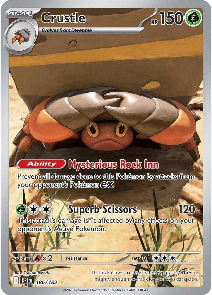 Crustle - 186/182 - SV10: Destined Rivals