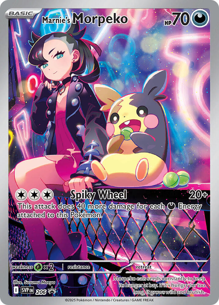 Marnie’s Morpeko - SV: Scarlet & Violet Promo Cards (SVP 206)