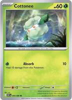 Cottonee  - 004/086  - White Flare (Reverse Holo)