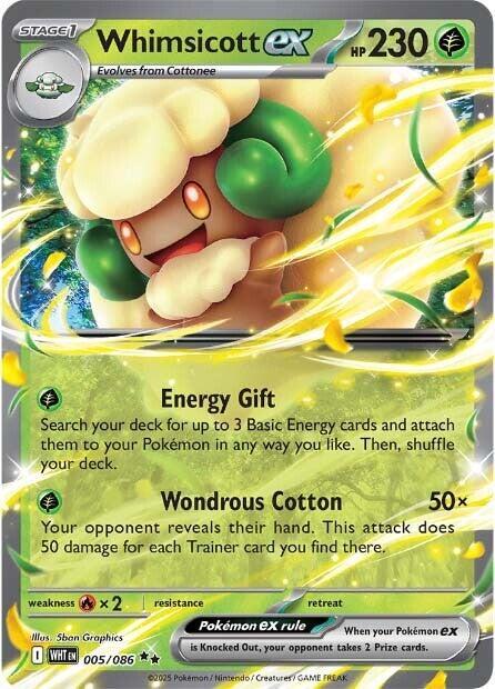 Whimsicott ex - 005/086 -  White Flare