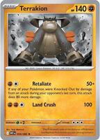 Terrakion  - 054/086  - White Flare - (Holo)