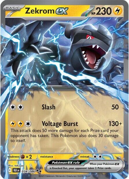 Zekrom ex 034/086 - SV: Black Bolt (BLK)