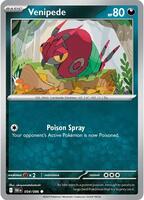 Venipede - 054/086 - Black Bolt (Reverse Holo)